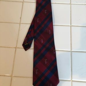 Fendi Tie with Golf Motif